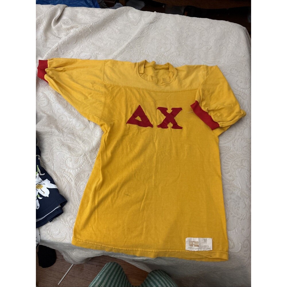 Delta Chi Greek Week 1982 T-Shirt - Single Stitch - Mens Med VTG Frat Tee - EUC